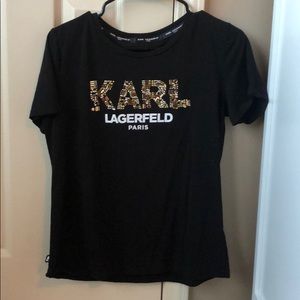 Small black Karl Lagerfeld Tee